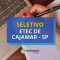 Etec de Cajamar – SP anuncia novo edital de seletivo