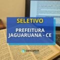 Prefeitura de Jaguaruana – CE abre vagas; até R$ 6,5 mil