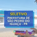 Prefeitura de São Pedro do Iguaçu – PR revoga seletivo