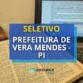 Prefeitura de Vera Mendes – PI divulga processo seletivo