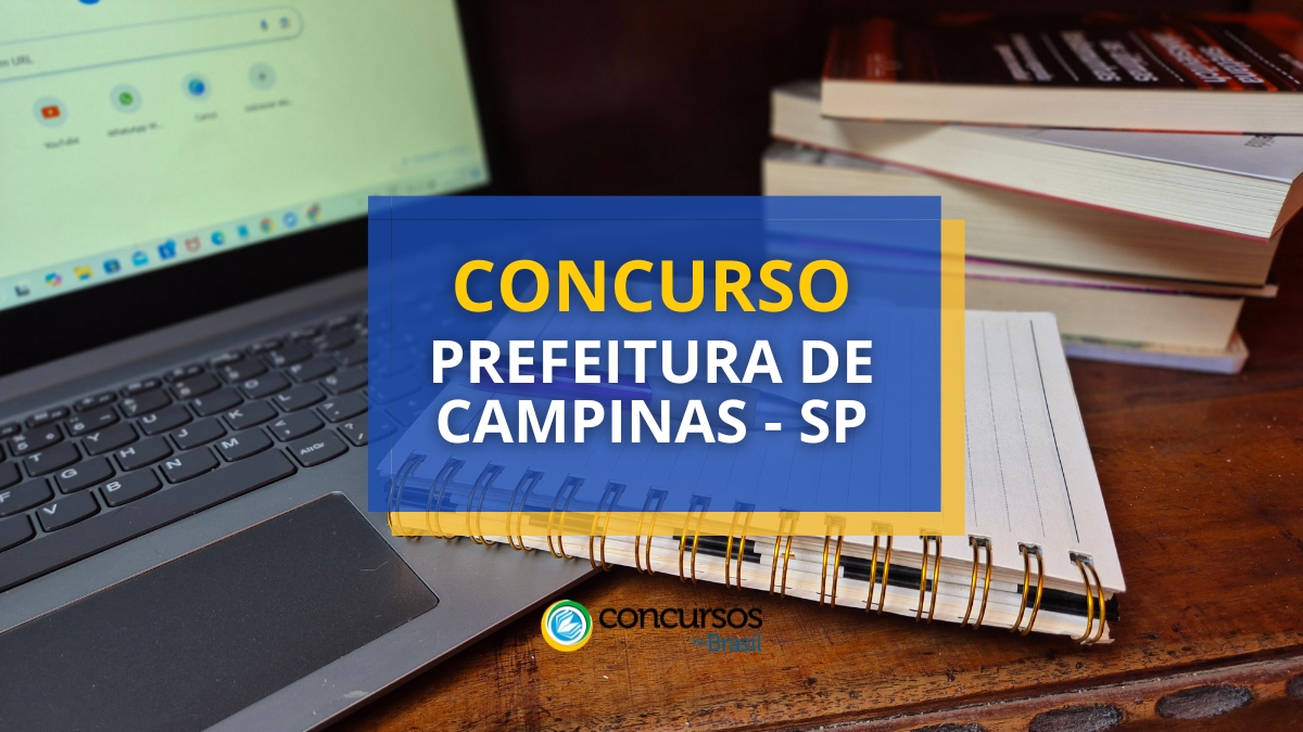 Torneio Prefeitura de Campinas – SP oferece 180 vagas