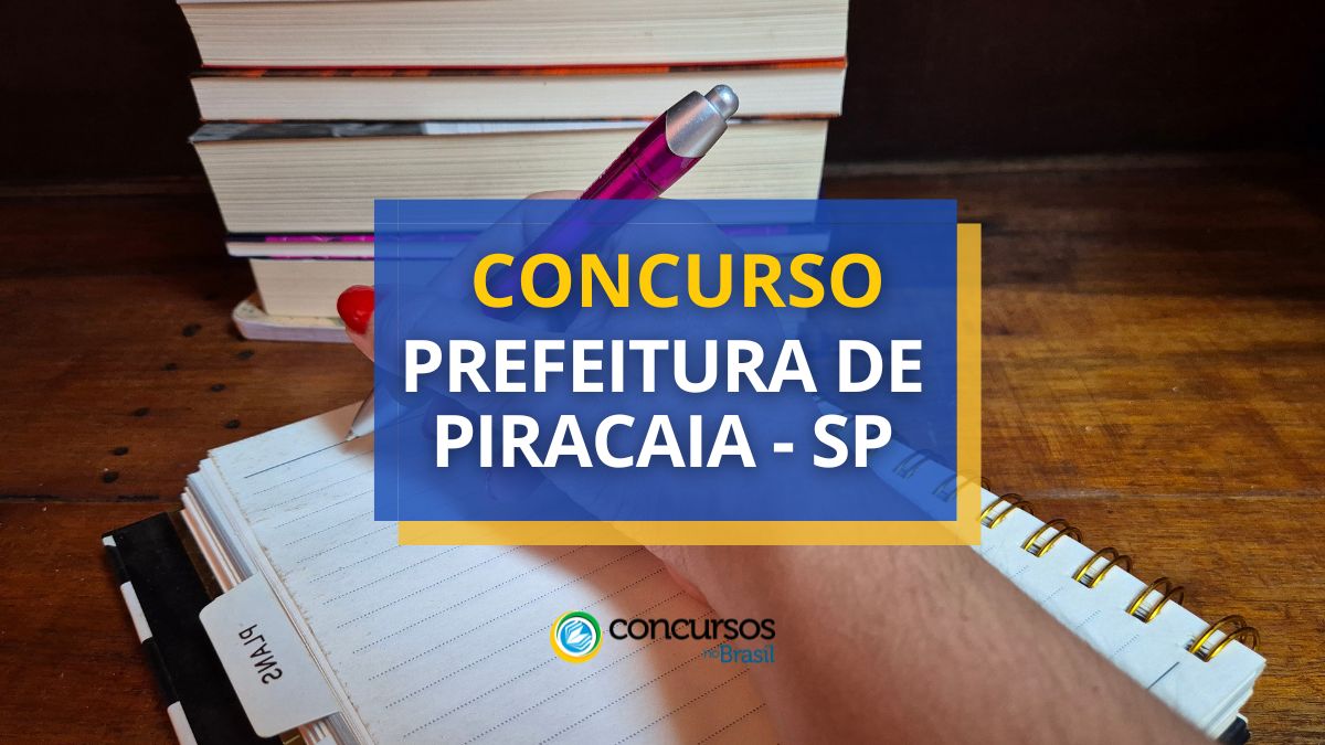 Papeleta torneio Prefeitura de Piracaia – SP vencimento R$ 6,7 milénio