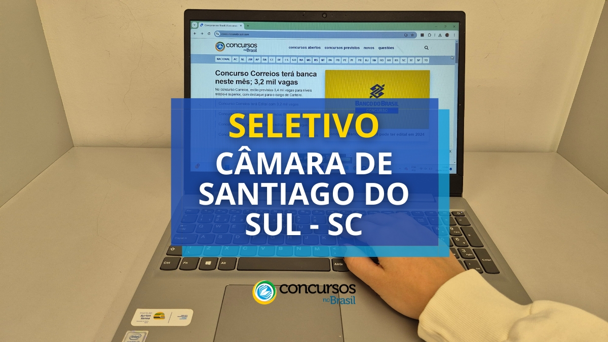 Plenário de Santiago do Meridional – SC divulga papeleta de método seletivo
