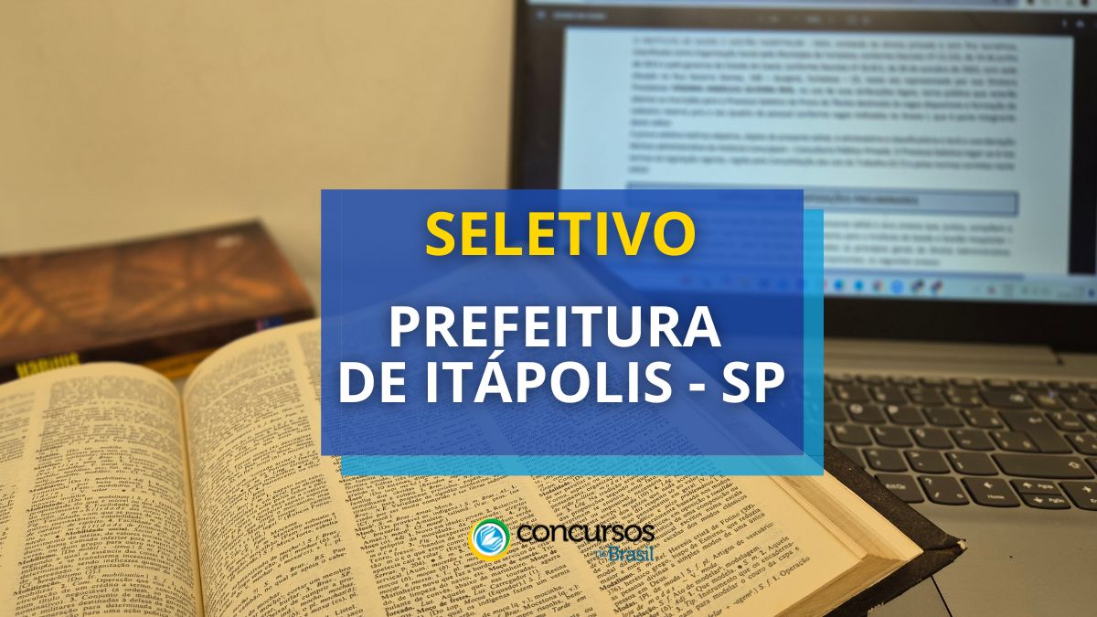 Prefeitura de Itápolis – SP divulga papeleta de seletivo