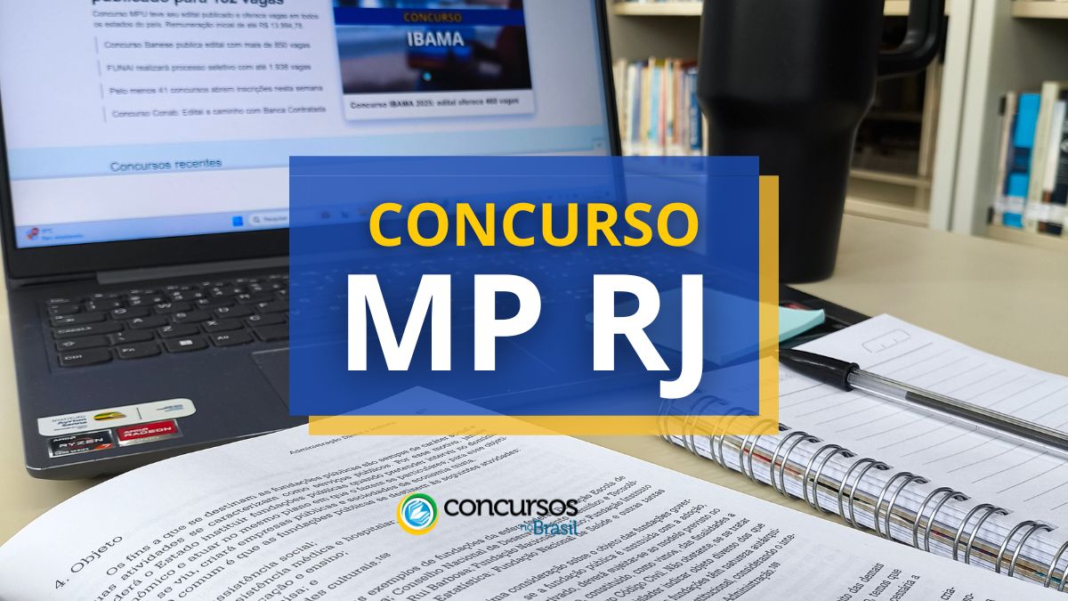 Certame MP RJ publica papeleta com 87 vagas; até R$ 9,5 milénio