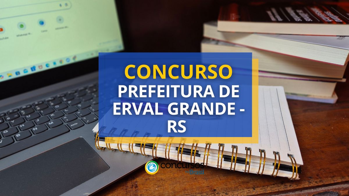 Certame Prefeitura de Erval Vasto – RS: até R$ 7,2 milénio Certame Prefeitura de Erval Vasto – RS: até R$ 7,2 milénio