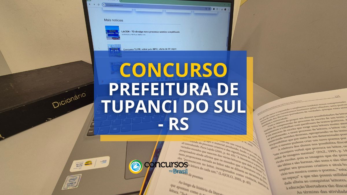 Torneio Prefeitura de Tupanci do Meridional – RS: 12 vagas; até R$ 14,5 milénio