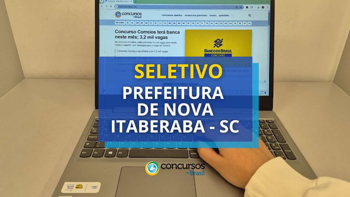 Prefeitura de Novidade Itaberaba – SC: até R$ 4,8 milénio em seleção