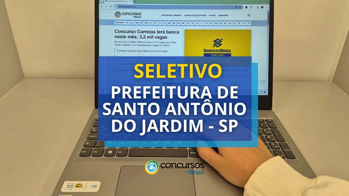 Prefeitura de Sagrado Antônio do Jardim – SP flecha seletivo