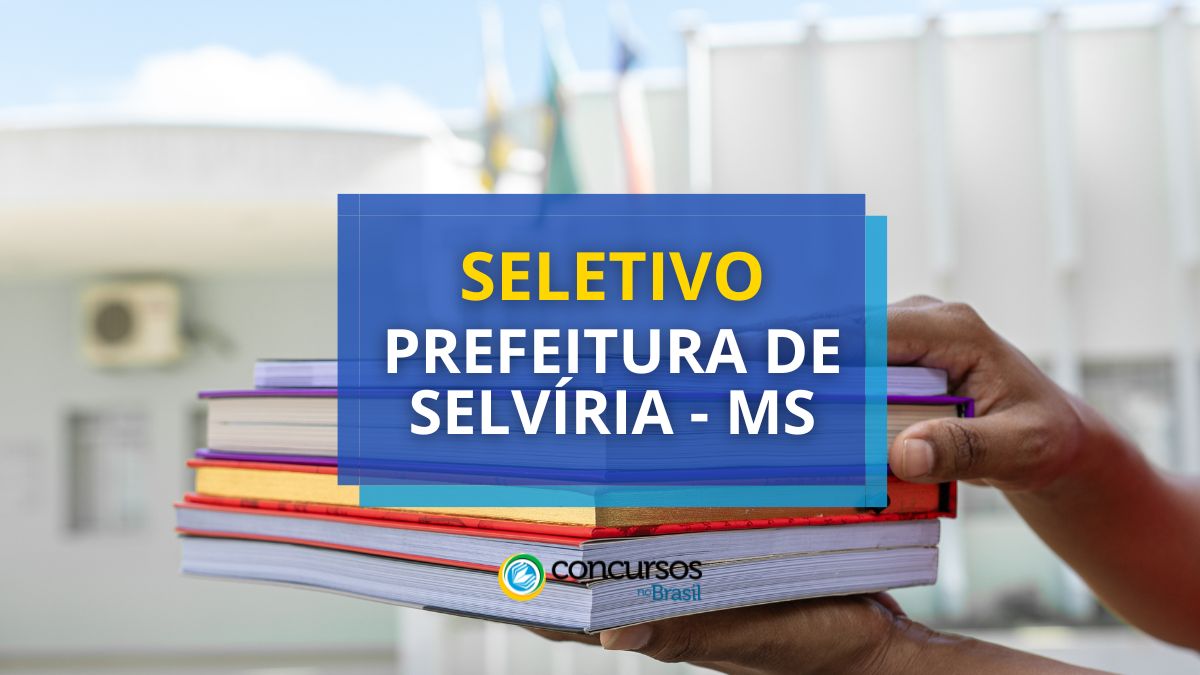 Prefeitura de Selvíria – MS anuncia seletivo da amabilidade