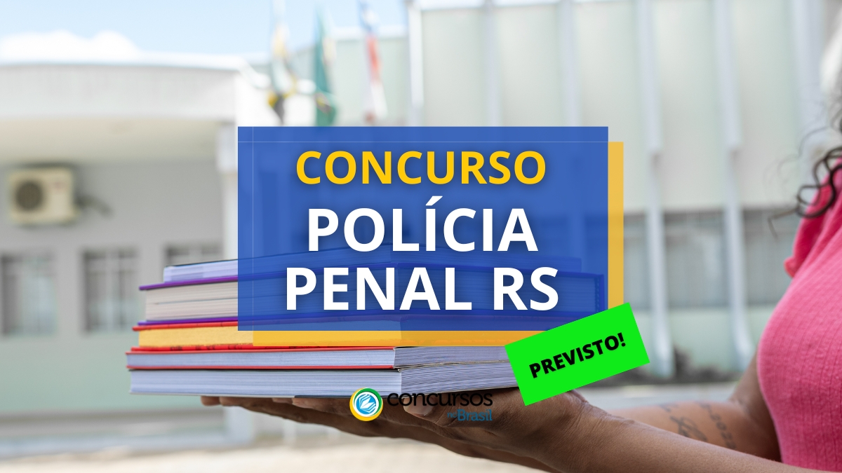 Certame Polícia Penal RS: Percentagem formada para recente cartaz