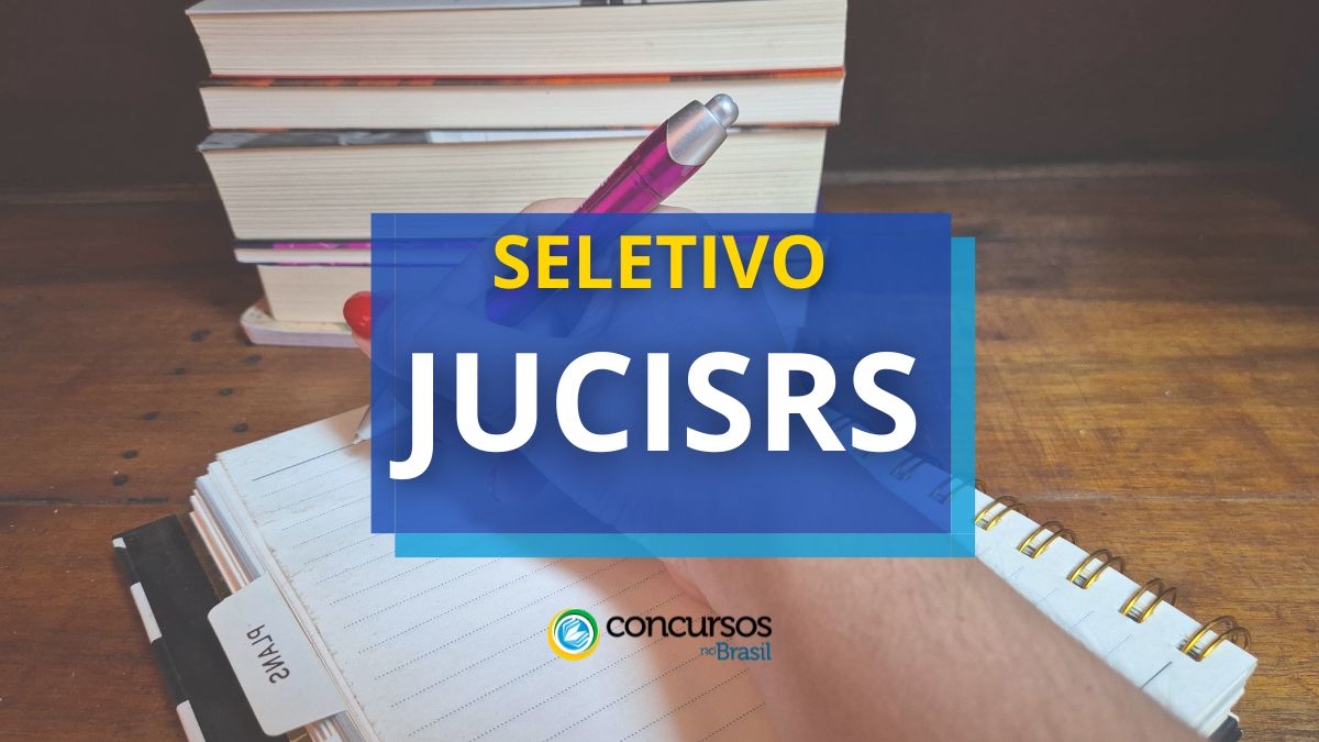 JucisRS abre seletivo com 15 vagas; iniciais de até R$ 9 milénio