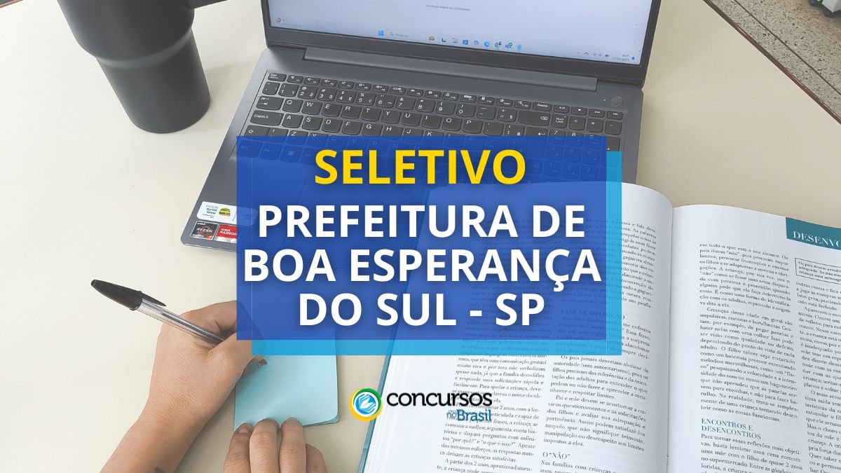 Prefeitura de Boa Esperança do Austral – SP: moderno papeleta de seletivo