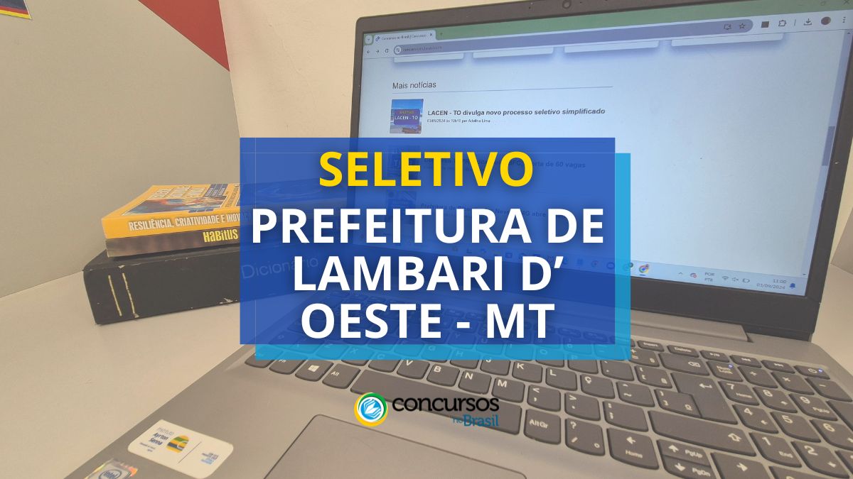 Prefeitura de Lambari D’Poente – MT abre seletivo para ACS