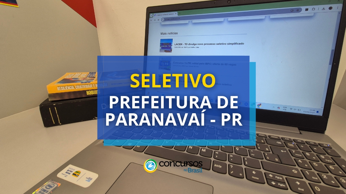 Prefeitura de Paranavaí – PR: cartaz prevê até R$ 19 milénio em seletivo