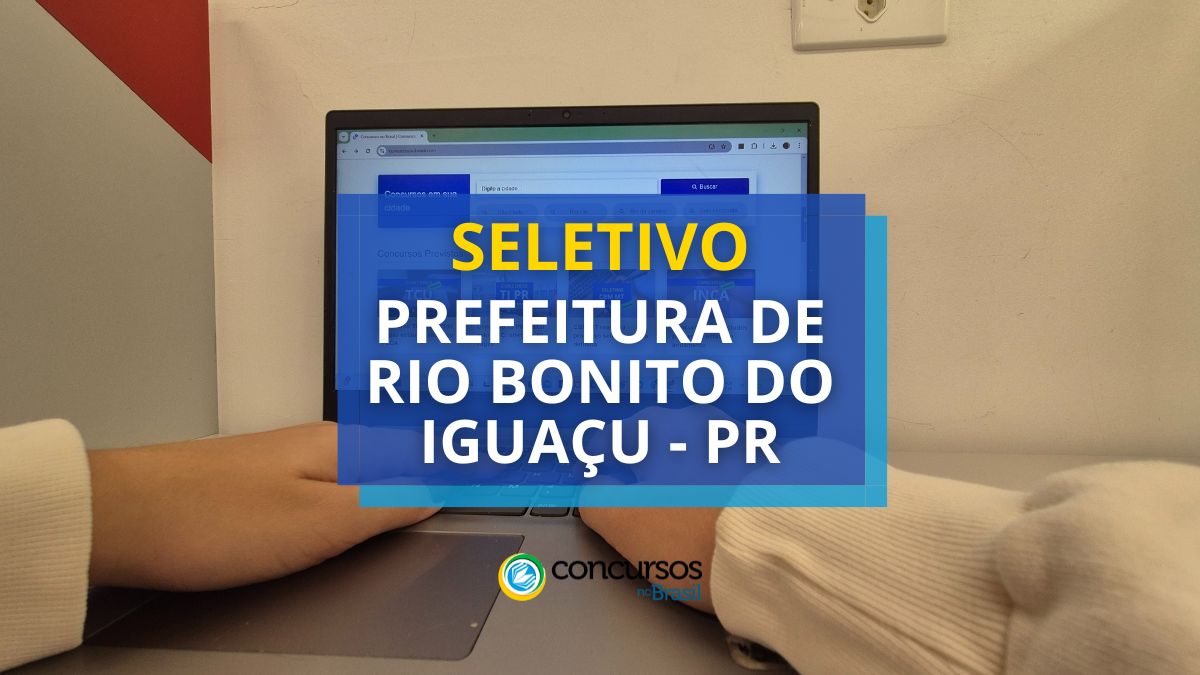 Prefeitura de Rio Airoso do Iguaçu – PR: até R$ 4,5 milénio em seletivo