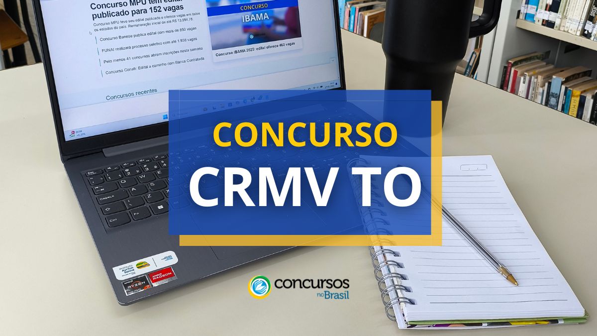 Concurso CRMV TO, CRMV TO, edital CRMV TO, vagas CRMV TO.