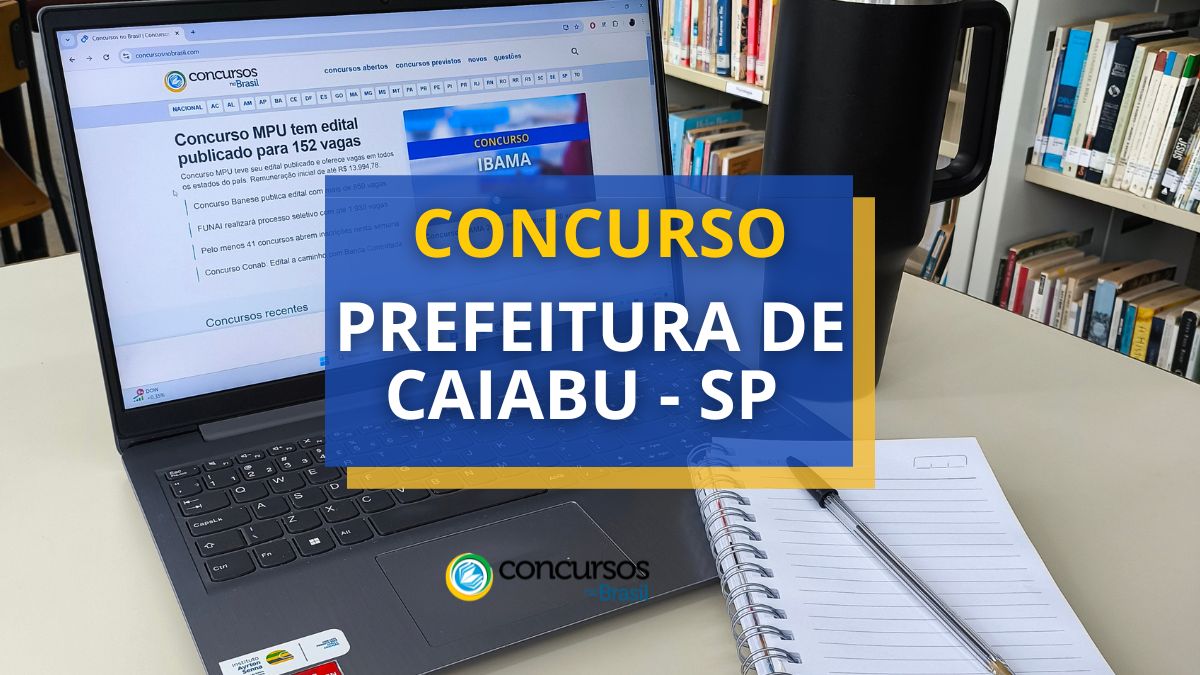 Concurso Prefeitura de Caiabu - SP, concurso Prefeitura de Caiabu, vagas Prefeitura de Caiabu - SP, inscrições concurso Prefeitura de Caiabu, edital concurso Prefeitura de Caiabu, cargos concurso Prefeitura de Caiabu, provas concurso Prefeitura de Caiabu - SP