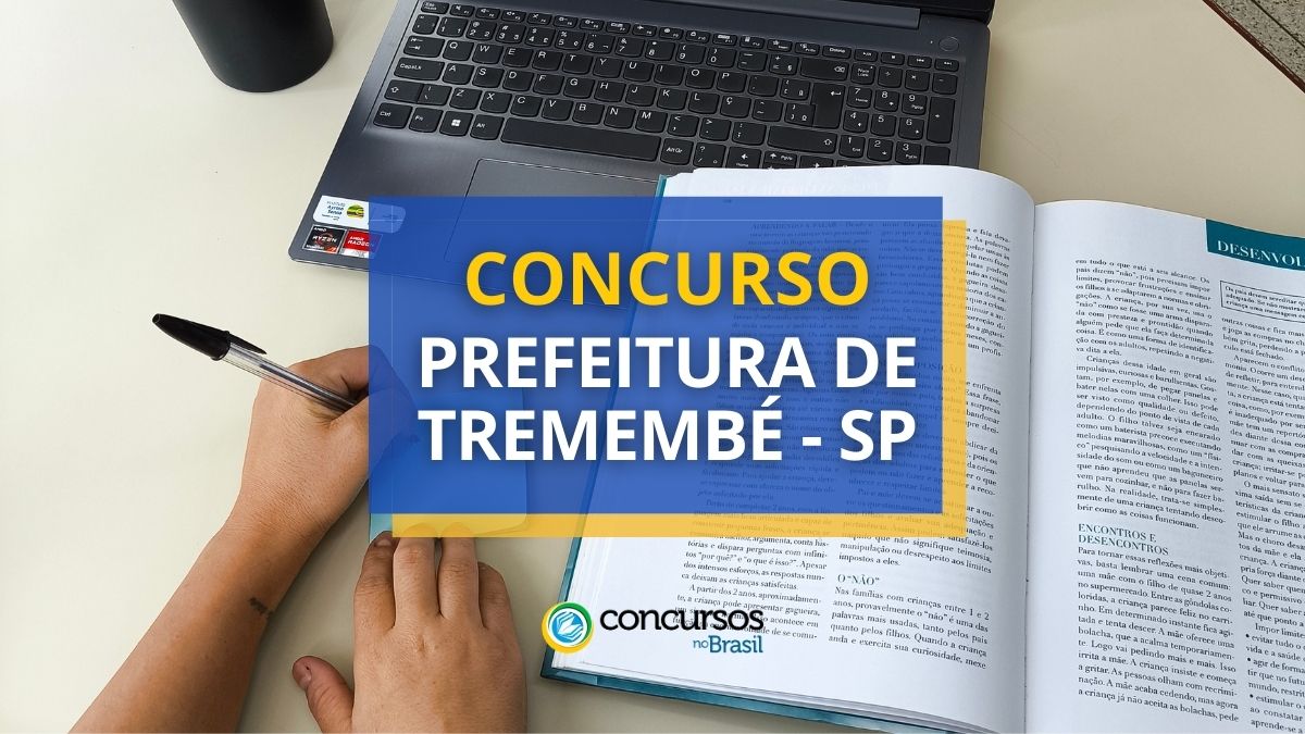 Torneio Prefeitura de Tremembé – SP abre mais de 120 vagas