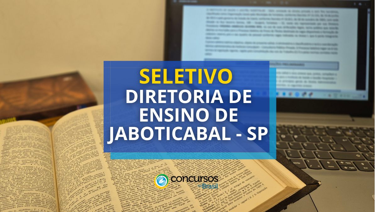 Edital da Diretoria de Ensino de Jaboticabal