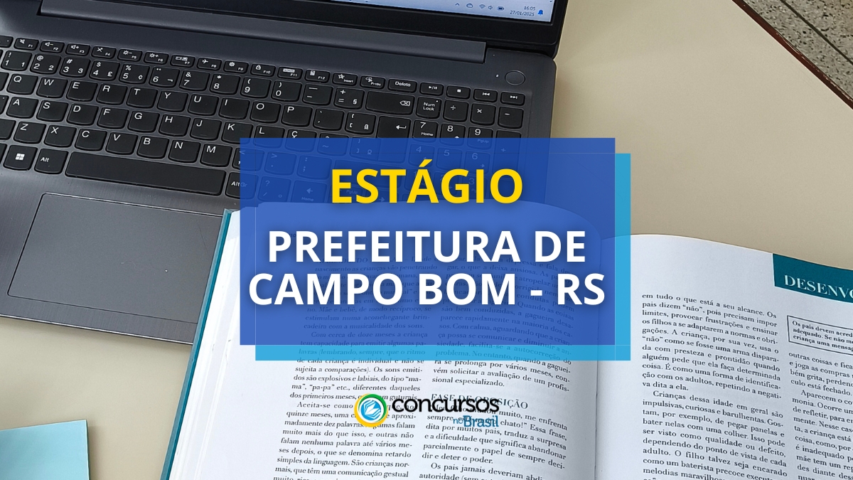 estágio Prefeitura de Campo Bom, vagas de estágio Prefeitura de Campo Bom, edital estágio Prefeitura de Campo Bom, inscrição no estágio Prefeitura de Campo Bom, estagiários Prefeitura de Campo Bom