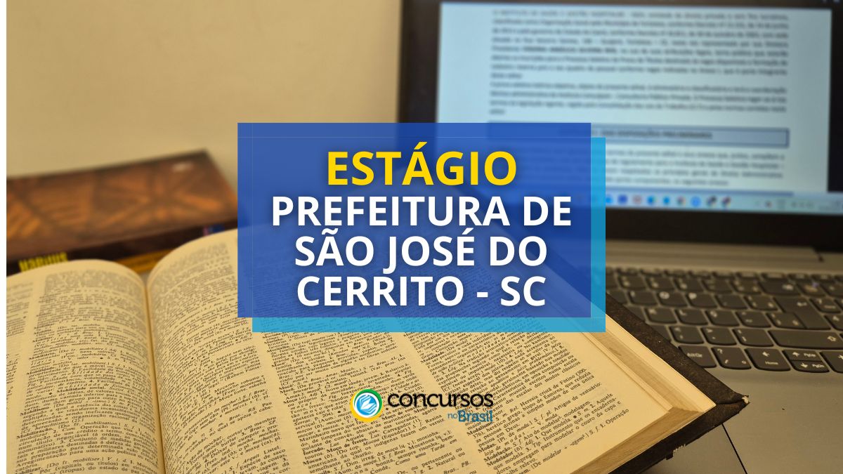 Processo seletivo de estágio São José do Cerrito