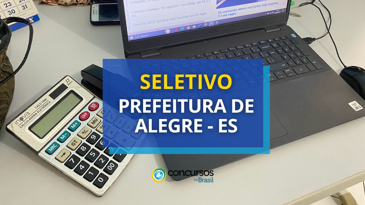 Processo seletivo Prefeitura de Alegre, Prefeitura de Alegre, edital Prefeitura de Alegre, seleção Prefeitura de Alegre.