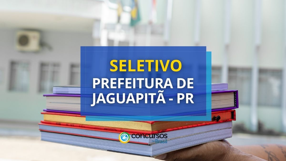 Processo seletivo Prefeitura de Jaguapitã, Prefeitura de Jaguapitã, edital Prefeitura de Jaguapitã, vagas Prefeitura de Jaguapitã.