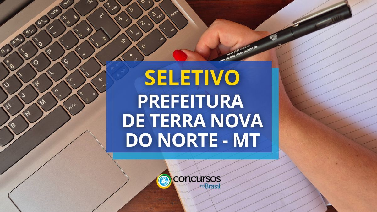 Prefeitura de Terreno Novidade do Setentrião – MT venábulo cartaz de seletivo