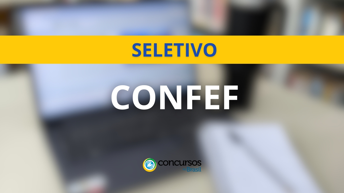 processo seletivo CONFEF, vagas CONFEF, edital CONFEF, vagas do processo seletivo CONFEF, edital do processo seletivo CONFEF