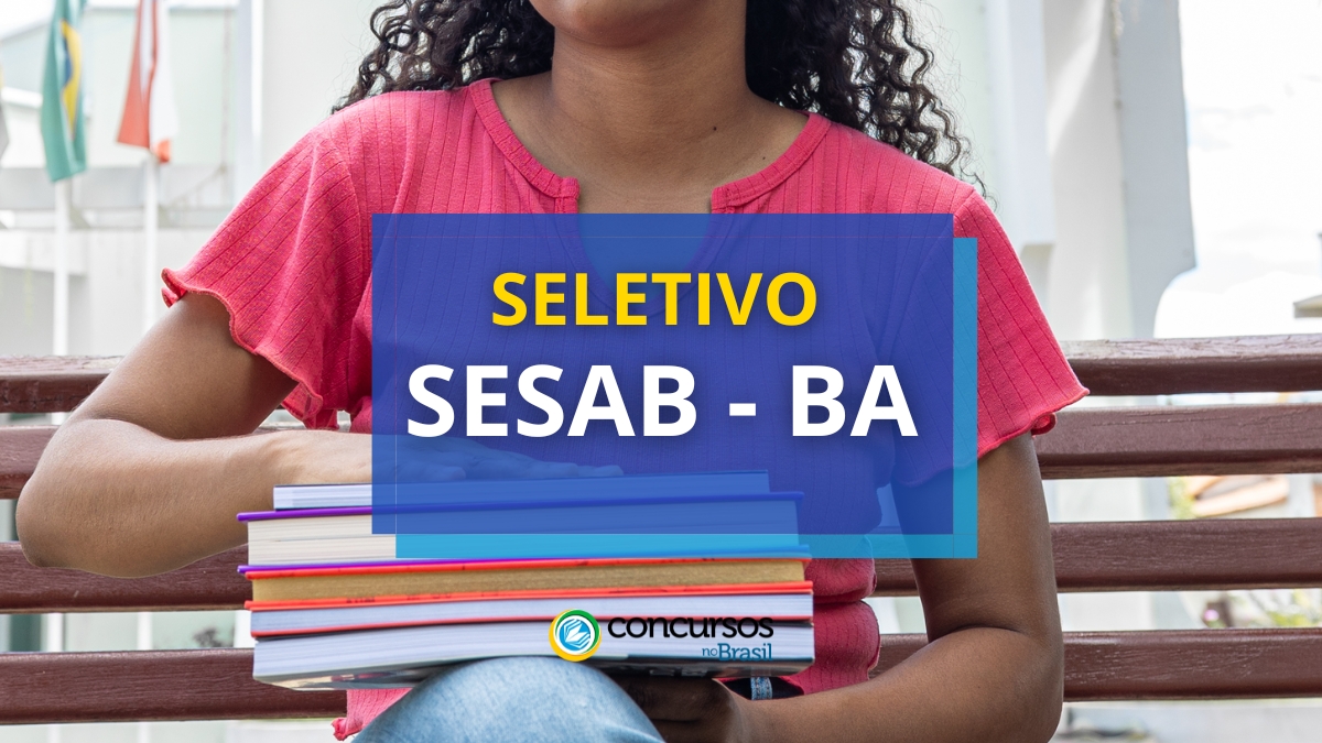 Cartaz SESAB – BA: seletivo oferece mais de 3,7 milénio vagas REDA