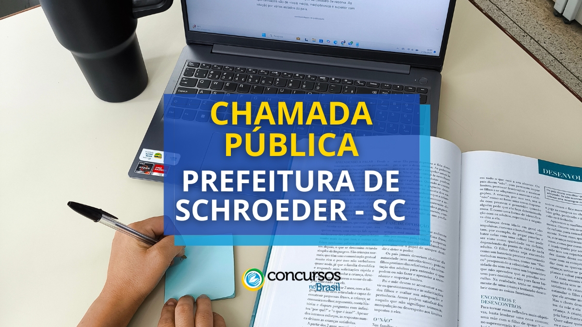 chamada pública Prefeitura de Schroeder, vagas do chamada pública Prefeitura de Schroeder, inscrição no chamada pública Prefeitura de Schroeder, edital do chamada pública Prefeitura de Schroeder