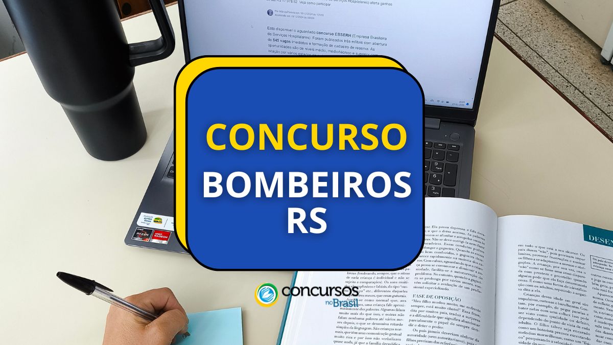 Concurso Bombeiros RS abre 400 vagas; iniciais de R$ 5,9 mil