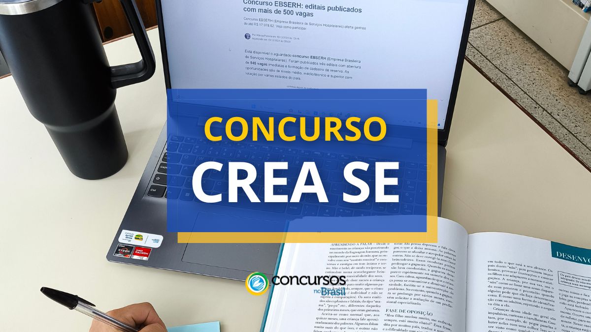 Concurso CREA SE, CREA SE, edital CREA SE, vagas CREA SE.