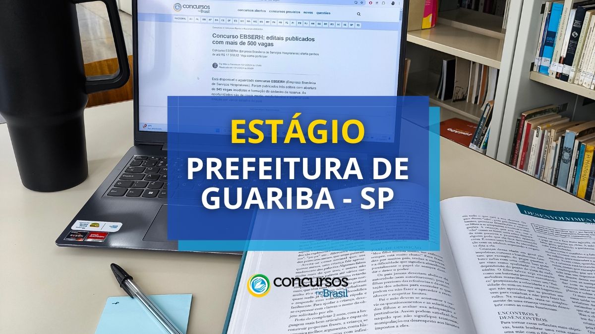 estágio Prefeitura de Guariba, vagas de estágio Prefeitura de Guariba, edital do estágio Prefeitura de Guariba, inscrição no estágio Prefeitura de Guariba, estagiários da Prefeitura de Guariba