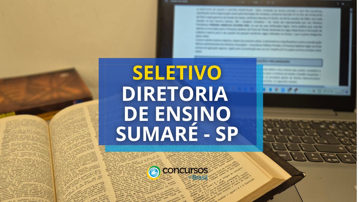 Processo seletivo Diretoria de Ensino de Sumaré - SP