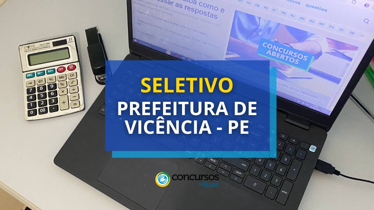 processo seletivo Prefeitura de Vicência, vagas do processo seletivo Prefeitura de Vicência, inscrição no processo seletivo Prefeitura de Vicência, edital do processo seletivo Prefeitura de Vicência, vagas na Prefeitura de Vicência, edital da Prefeitura de Vicência