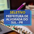 Prefeitura de Alvorada do Sul – PR divulga vagas em processo seletivo