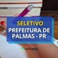 Prefeitura de Palmas – PR abre vagas em edital de seletivo