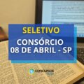 Consórcio Intermunicipal 08 de Abril – SP abre vagas; até R$ 9,6 mil