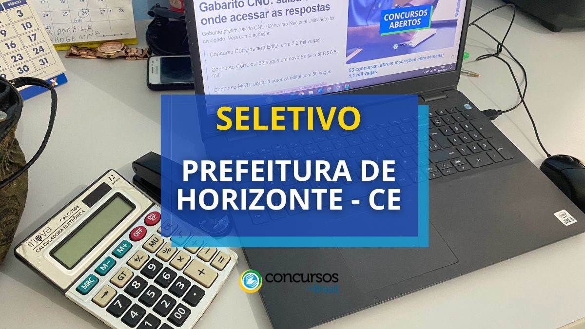 Processo seletivo Prefeitura de Horizonte - CE