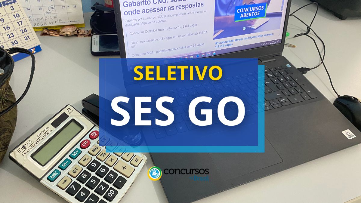 Processo seletivo SES GO