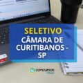Seletivo Câmara de Curitibanos – SC: iniciais de R$ 8,4 mil