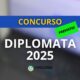 Concurso Diplomata 2025 tem banca definida; 50 vagas autorizadas