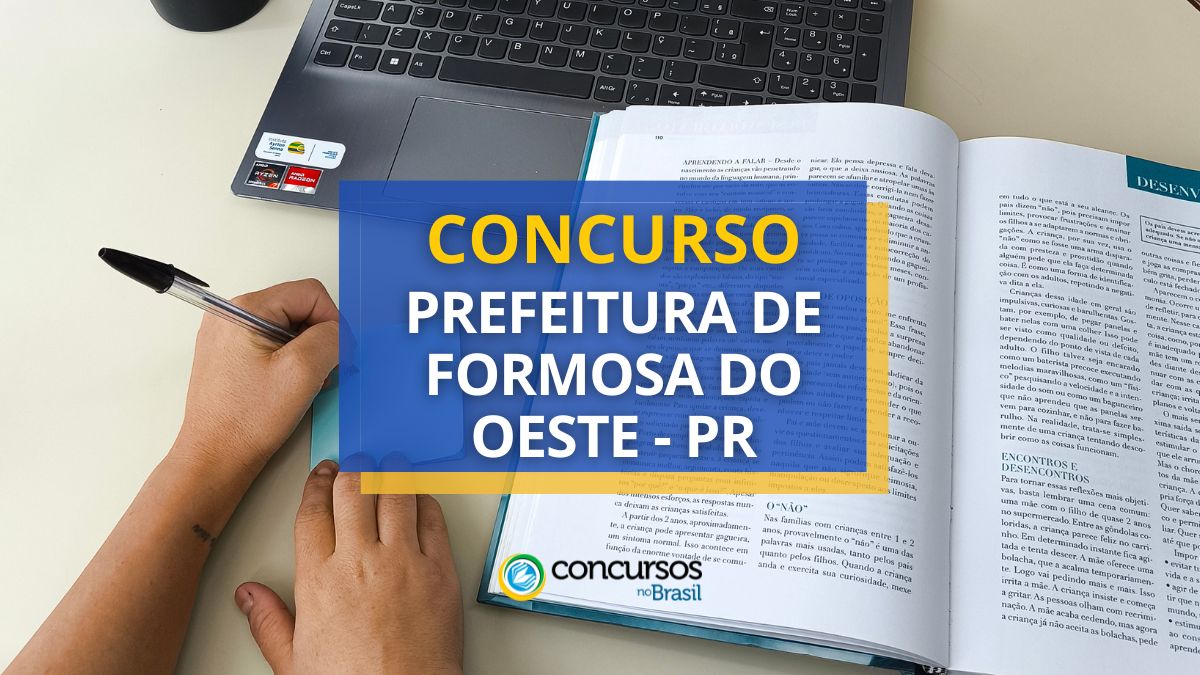 Concurso Prefeitura de Formosa do Oeste, Prefeitura de Formosa do Oeste, edital Prefeitura de Formosa do Oeste, vagas Prefeitura de Formosa do Oeste.