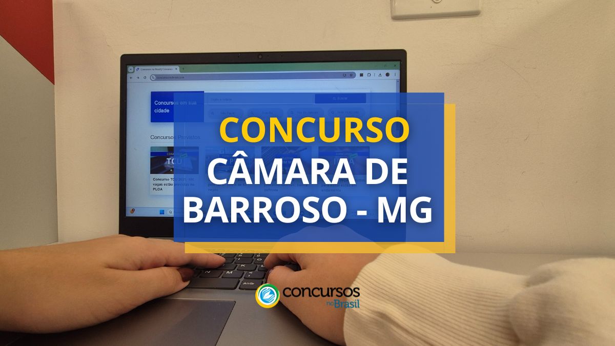 Concurso Câmara de Barroso, Câmara de Barroso, edital Câmara de Barroso, vagas Câmara de Barroso.