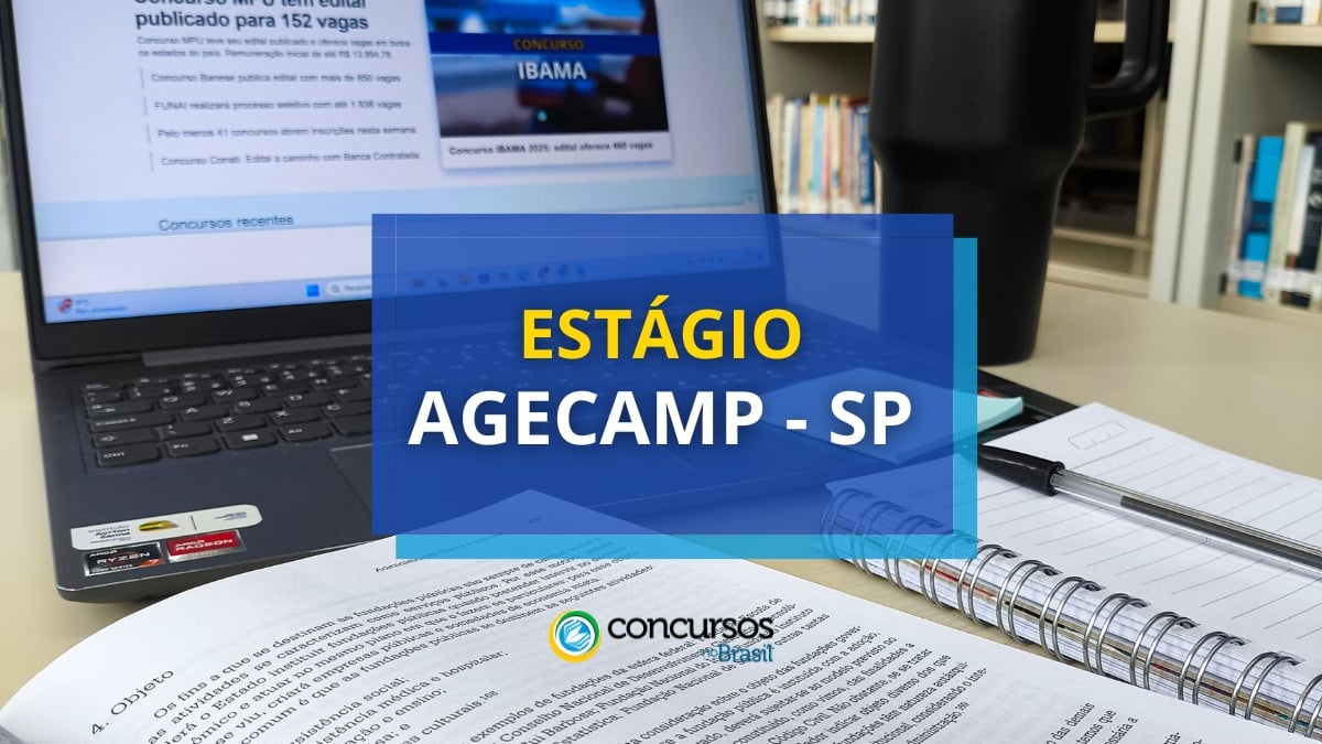 estágio AGECAMP, estagiários AGECAMP, estágio Agência Metropolitana de Campinas