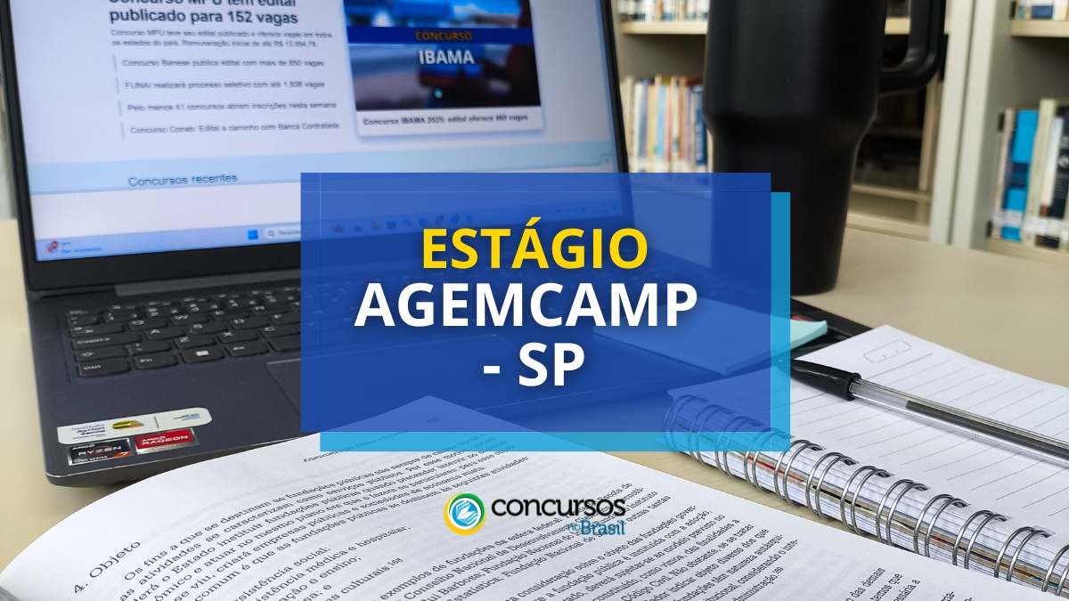 estágio AGEMCAMP, estagiários AGEMCAMP, estágio Agência Metropolitana de Campinas