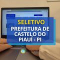 Prefeitura de Castelo do Piauí – PI abre 59 vagas em seletivo