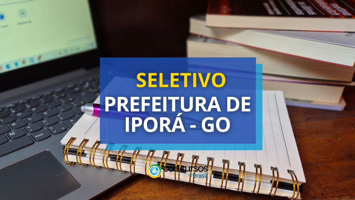 Processo seletivo Prefeitura de Iporá, Prefeitura de Iporá, edital Prefeitura de Iporá, vagas Prefeitura de Iporá.